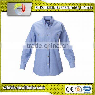 New Stylish Women Chambray Shirt Long Sleeve