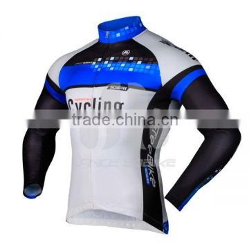 long sleeves cycling jacket sublimated cycling jersey maillot cyclisme for man