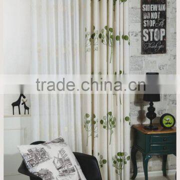 Factory Wholesale Dyed embroidery Curtain Fabrics