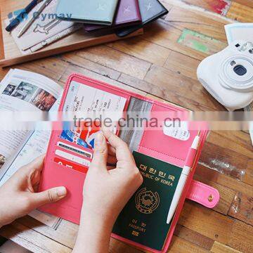 Passport Holder With Botton and Zipper photo-3