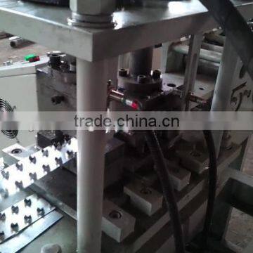 double row holes fold machine