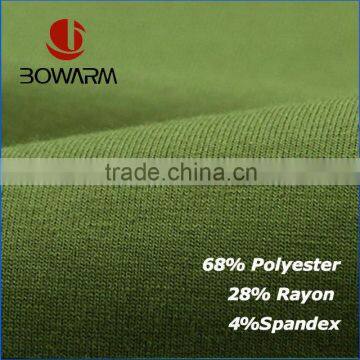 Polyester Rayon Spandex Jersey Fabric For Men's Garments