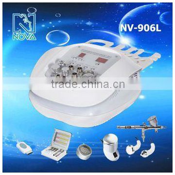 2016 new products nv906l 6IN1 dermabrasion equipment with photon&skin scrubber