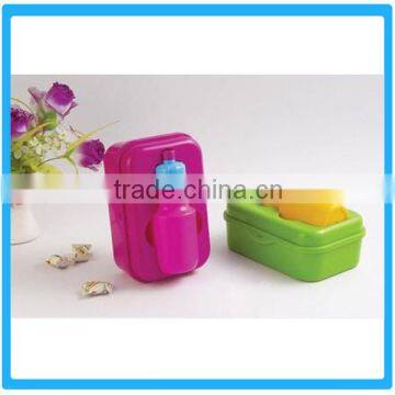 Promotional Box&Cup Set Plastic Food Quality Lunch Box Set Children Food Container