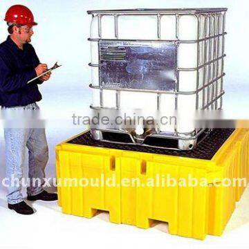 rotomolding spill pallet, plastic pallet, made of PE