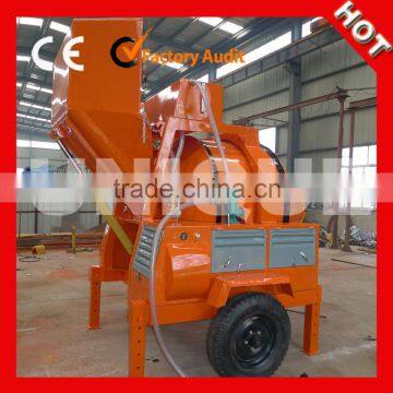 China portable used self loading small batch diesel concrete mixer