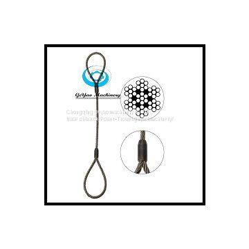 Single Leg Wire Rope Sling-Cable Laid 7x7x7