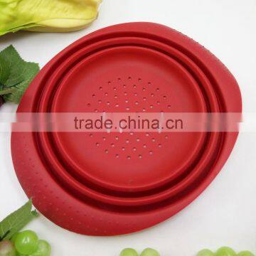 Silicone Mini Collapsible Fruit & Vegetable Strainer