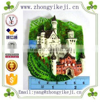 factory custom-made handmade carved fashion polyresin 3d souvenir fridge magnet