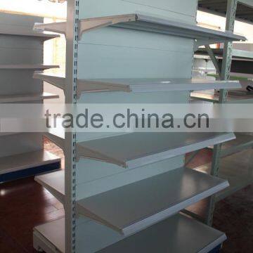 supermarket shelf with adjustable bracket
