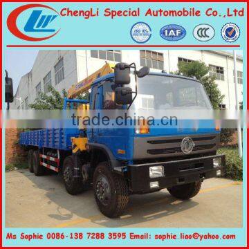 Dongfeng 8x4 Hydraulic Arm Truck,truck With Brick Crane,truck With Arm Crane photo-1