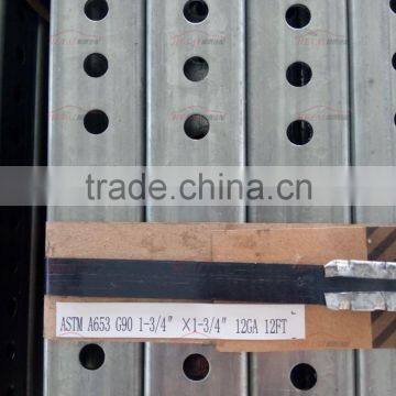 Outdoor galvanized perforated metal steel perforated support