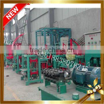 Different shape Hollow concrete brick machine briquette making plant