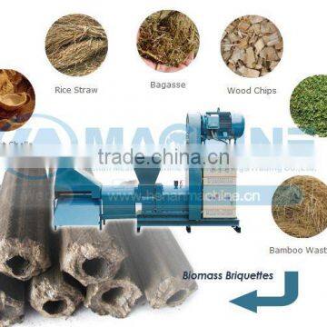 CE and ISO certificated biomass straw coal briquette machine with factory price