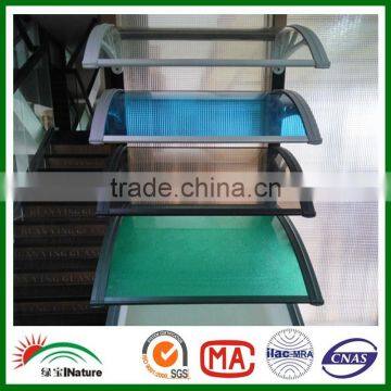 Polycarbonate Awning/Canopy of Door Window Awning With Pc Solid Sheet Balcony Canopy With pc Sun Panels photo-2