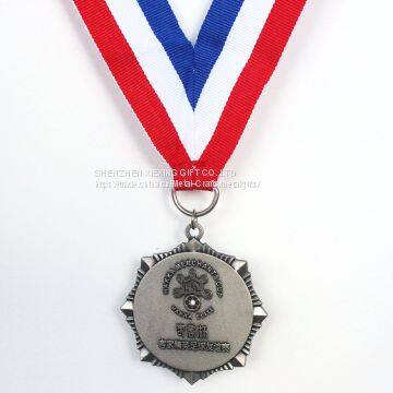 Custom cheap metal award medals engraving machine