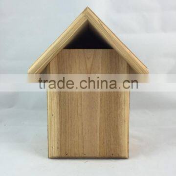 FSC wooden bird house /wooden bird cage decorate in garden for wholesale