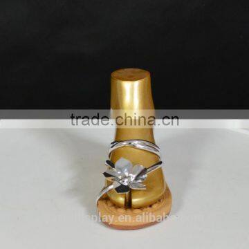 Fashion Flip-flops Display Golden Mannequin Feet and Foot for Shoes Display photo-2