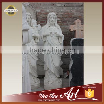 Hand made White Marble Jesus Statue