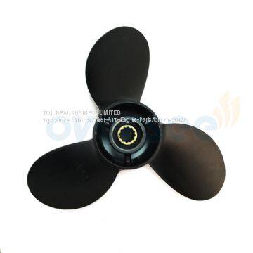 OVERSEE 3B2W64517-1 Aluminum Propeller Size (8.5) 8.5x9 For TOHATSU Outboard Motors Motor 8HP 9.8HP 9pitch photo-3