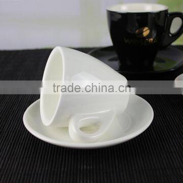 2017 Custom Wholesale Ceramic Porcelain Coffee Espresso Cup and Saucer
