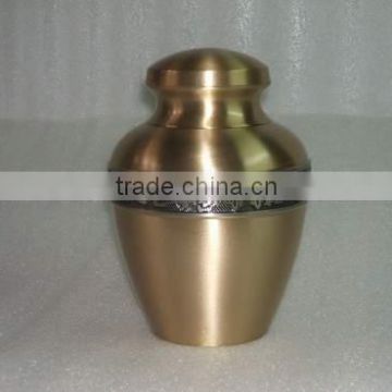 cremation caskets| pet caskets | Small Brass Avalon Cremation Urns India