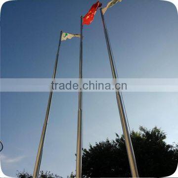 304 10 Meters Outdoor Taper Telescopic Stainless Steel Pole for Flag