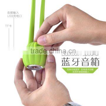 Silicone Portable Pumpkin Mini Wireless Waterproof Bluetooth Speakers photo-5