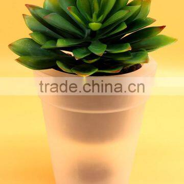 Solar Flower Pot Lights Led Planter Vase photo-3