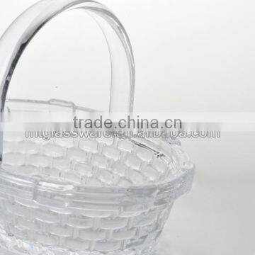 Fancy Eastern Glass Basket With Handle photo-2