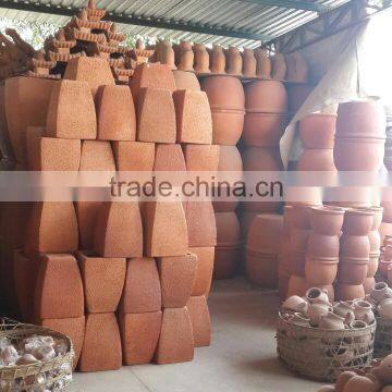 Stock terracotta pots, Stock Mekong Delta Terracotta Pots, Stock Vinh Long Terracotta products