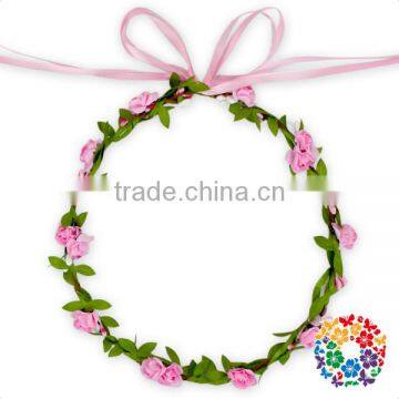 Festival Party Wedding Boho Bridal Tiara Wedding Hair Crown Headband Wedding Flower Crown photo-5