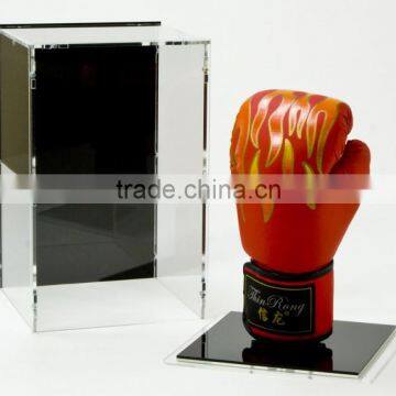 Hot Selling Clear Acrylic Lucite Boxing Glove Display Case, Perspex Boxing Glove Show Box With Lid photo-3