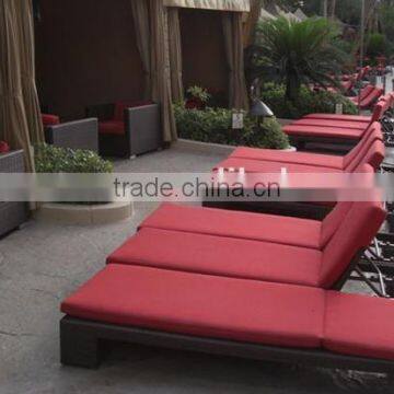 Stylish Red Swimming Pool Lounge Chair