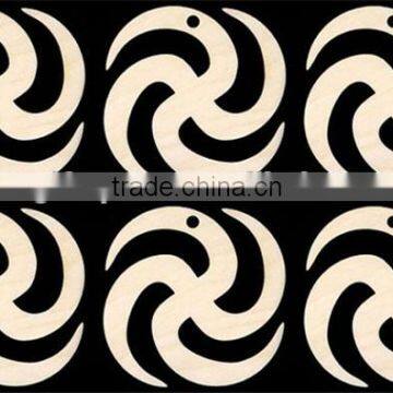 Hot sell Africa Adinkra Symbol NKOTIMSEFO MPUA 3 inches Tall With Hole Natural Craft Wood made in China