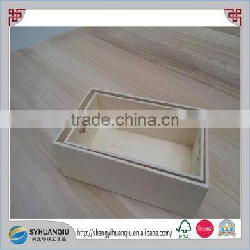 High Quality Plywood Material Small Unfinished Wooden Tray for Sale photo-5