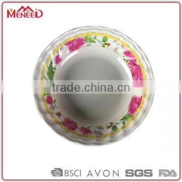 Muslim Style Crown Decal 7inch Bulk Wholesale Melamine Salad Plate photo-3