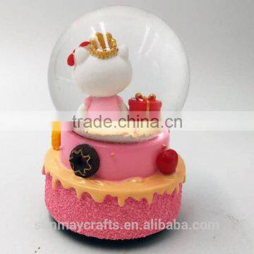 Custom Polyresin Happy Birthday Snow Globe for Sale photo-4