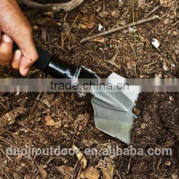 High-quality Multi-use Outdoor Sport Gear With Shovel Hoe Knife Hook Fire Starter photo-5