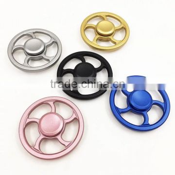 Wheel hand spinner brass dual fidget air spinner