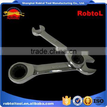 Stubby Ratchet Wrench Gear Spanner Combination Torque Chrome Vanadium Auto Repair Two Way photo-4