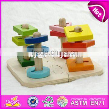 Новый дизайн 2017 года. Деревянный сортировщик фигур для дошкольников W13D123 photo-4