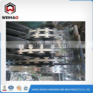 Razor Barbed Wire concertina razor barbed wire flat razor wire barbed tape concertina provided