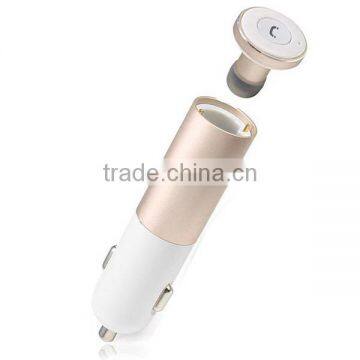 REMAX RB-T11C Dual USB 2.1A+1A Mini Wireless Bluetooth 4.0 Headset Earphone photo-4