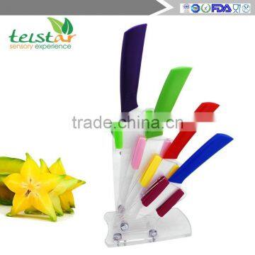 Ceramic Knife 6 Piece Color Handle Environmental Ceramic Knives Zirconia Ceramic Carving Knife photo-3