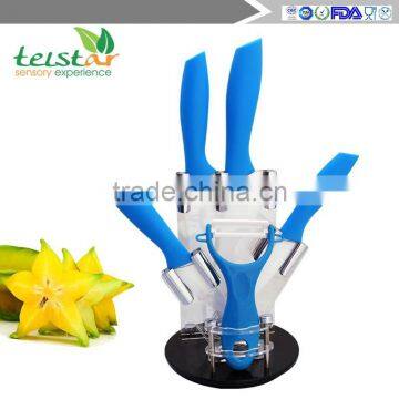 Ceramic Knife 6 Piece Color Handle Environmental Ceramic Knives Zirconia Ceramic Carving Knife photo-6