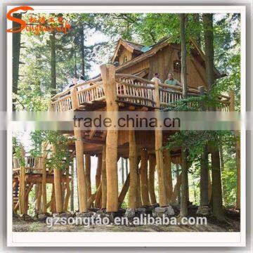 China Manufacturer High-level Design Outdoor Artificial Tree House Prefab House photo-5