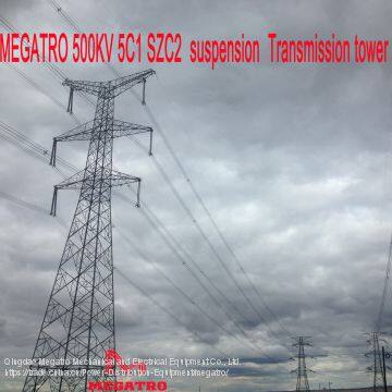 MEGATRO 500KV 5C1 SZC2 Suspension Transmission Tower photo-2