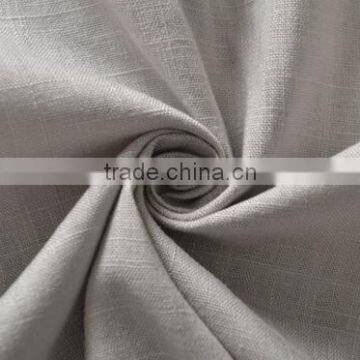 Plain Cotton Cloth Trousers Skirt Thickened Slub Flax Fabric Pure Linen, Summer Thick Linen photo-2