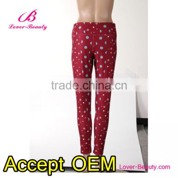 Factory price essentials breathable custom women spandex leggings printed